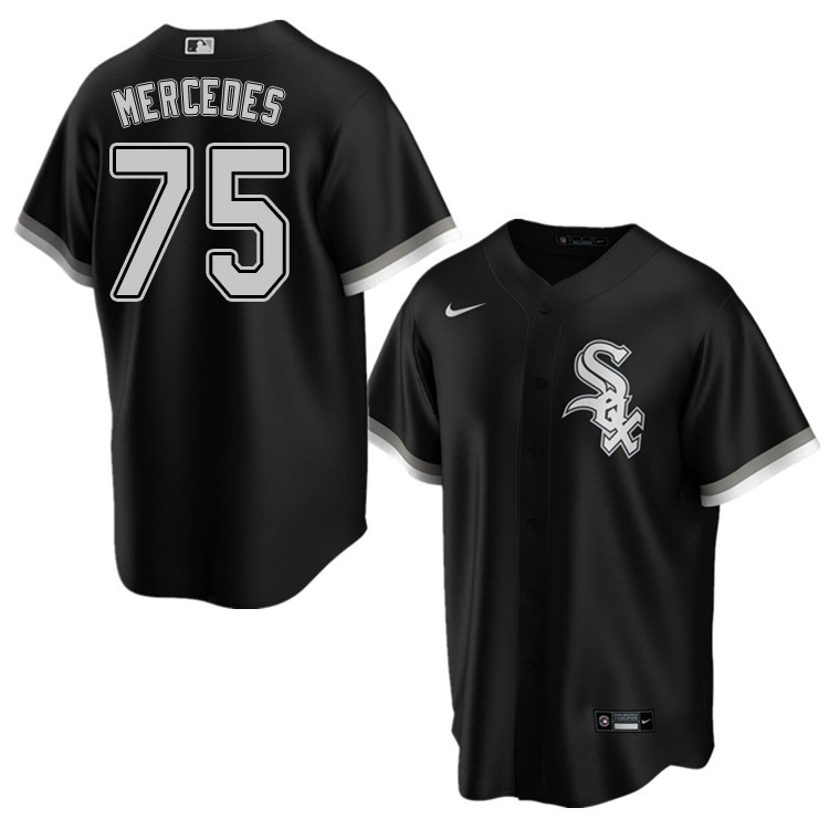 Nike Men #75 Yermin Mercedes Chicago White Sox Baseball Jerseys Sale-Black